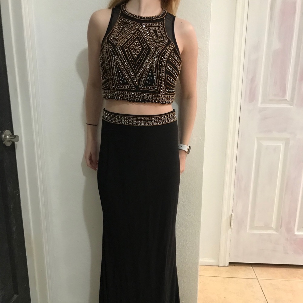 XSCAPE two piece dress set